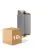 Multipack 10x Nordlux Nico Wall Light Aluminium Anthracite Up & Down | IP54 - Suitable for 2x GU10